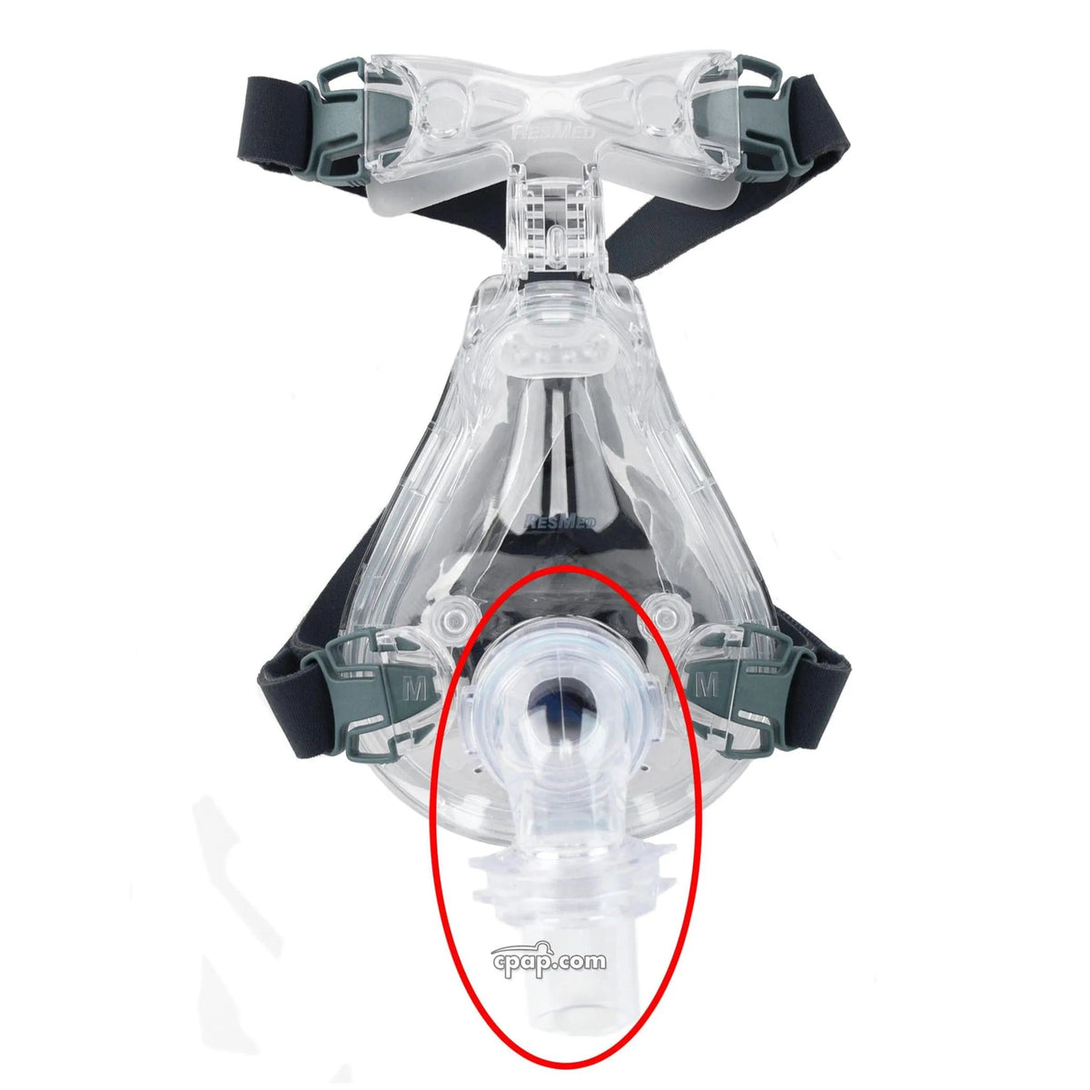 Product image for Anti Asphyxia Valve (Elbow) Assembly for Ultra Mirage™, Series II and Mirage Full Face Masks - Thumbnail Image #3