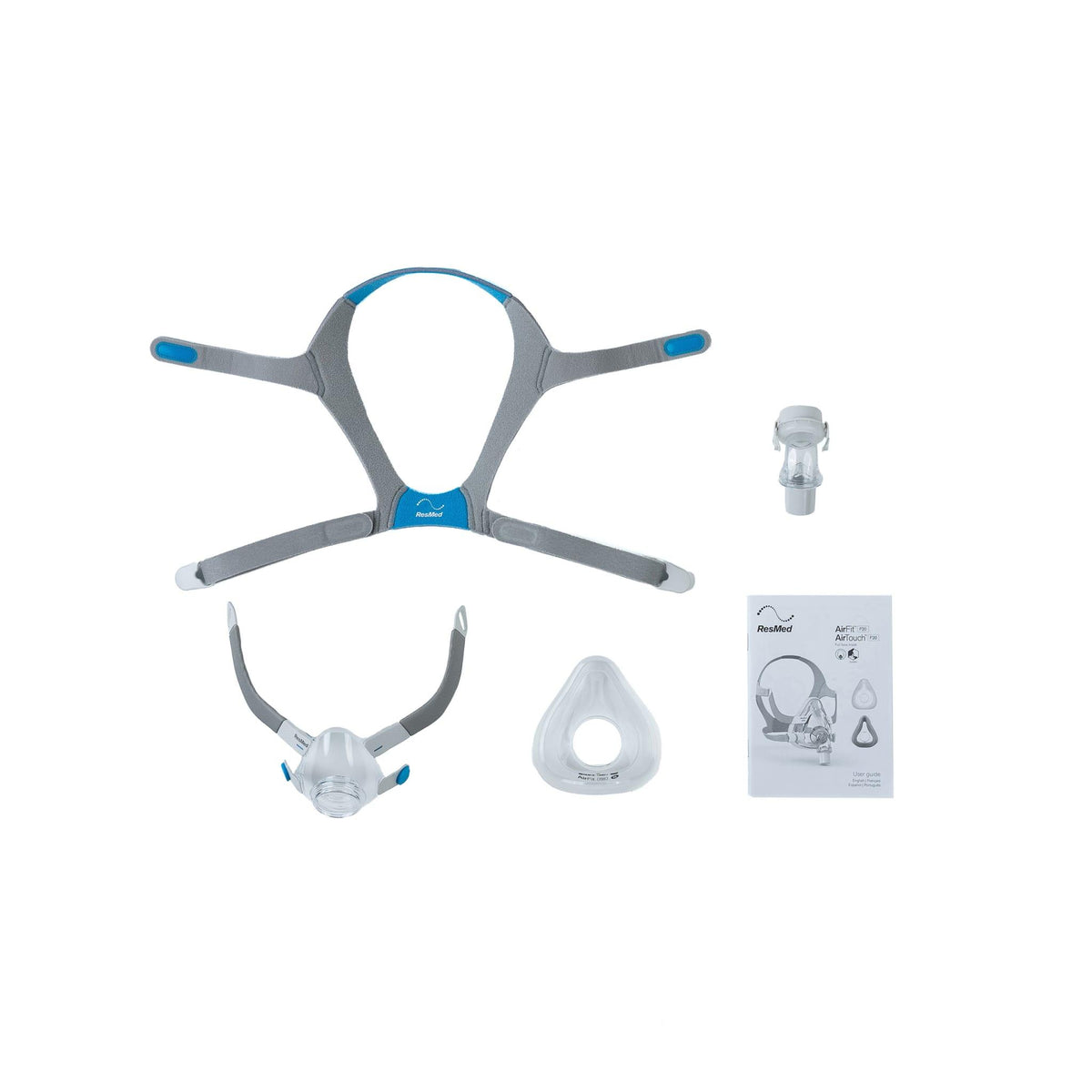 ResMed Airfit F20 CPAP full face mask - whats in the box | CPAP.com