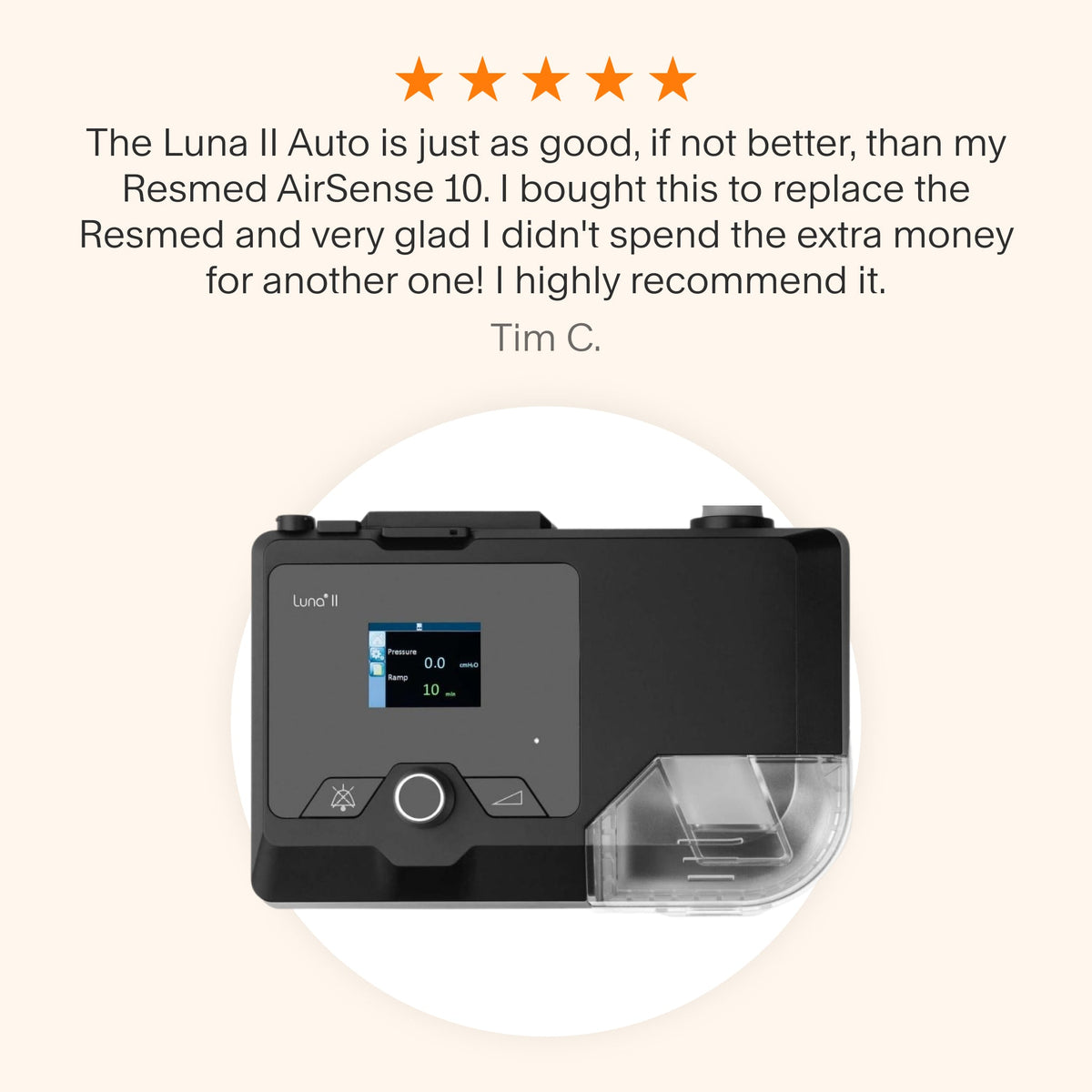 Luna II Auto CPAP Machine