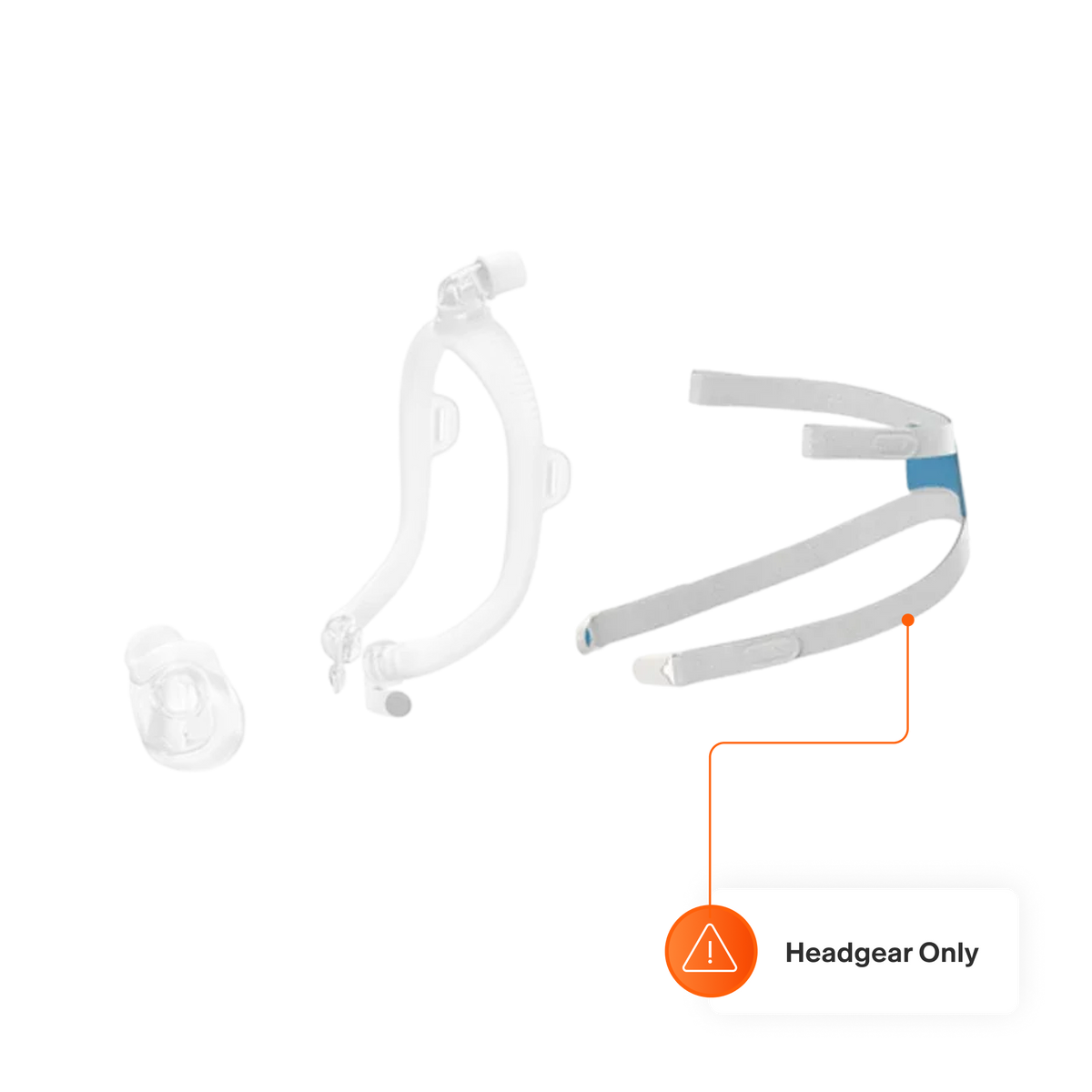 This purchase only includes the headgear for the ResMed AirFit F30i Mask