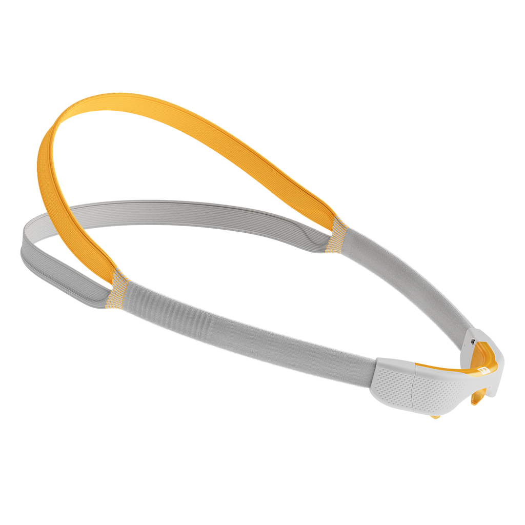 View of a F&P Solo Mask Headgear