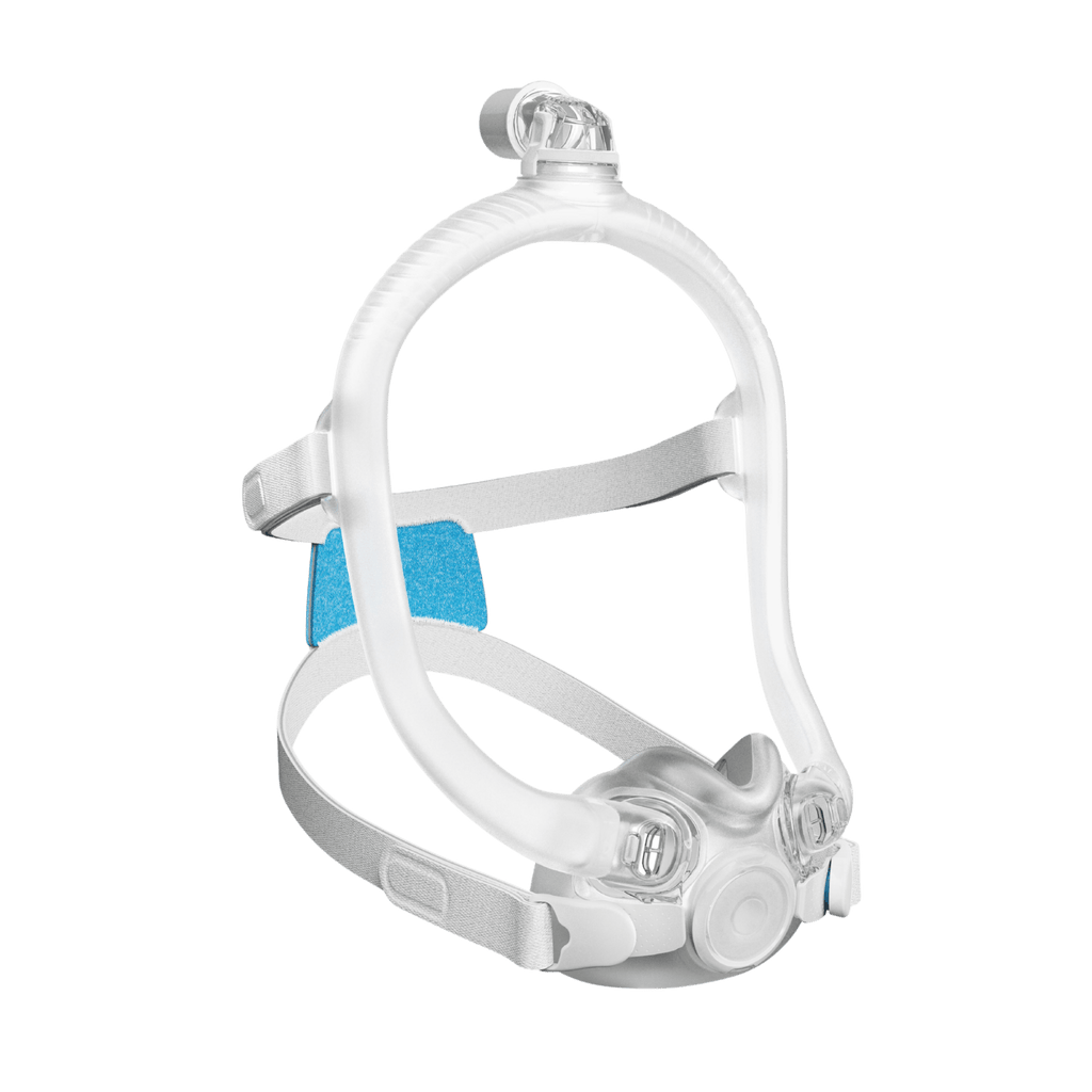 front left quarter view of airtouch f30i full face cpap mask
