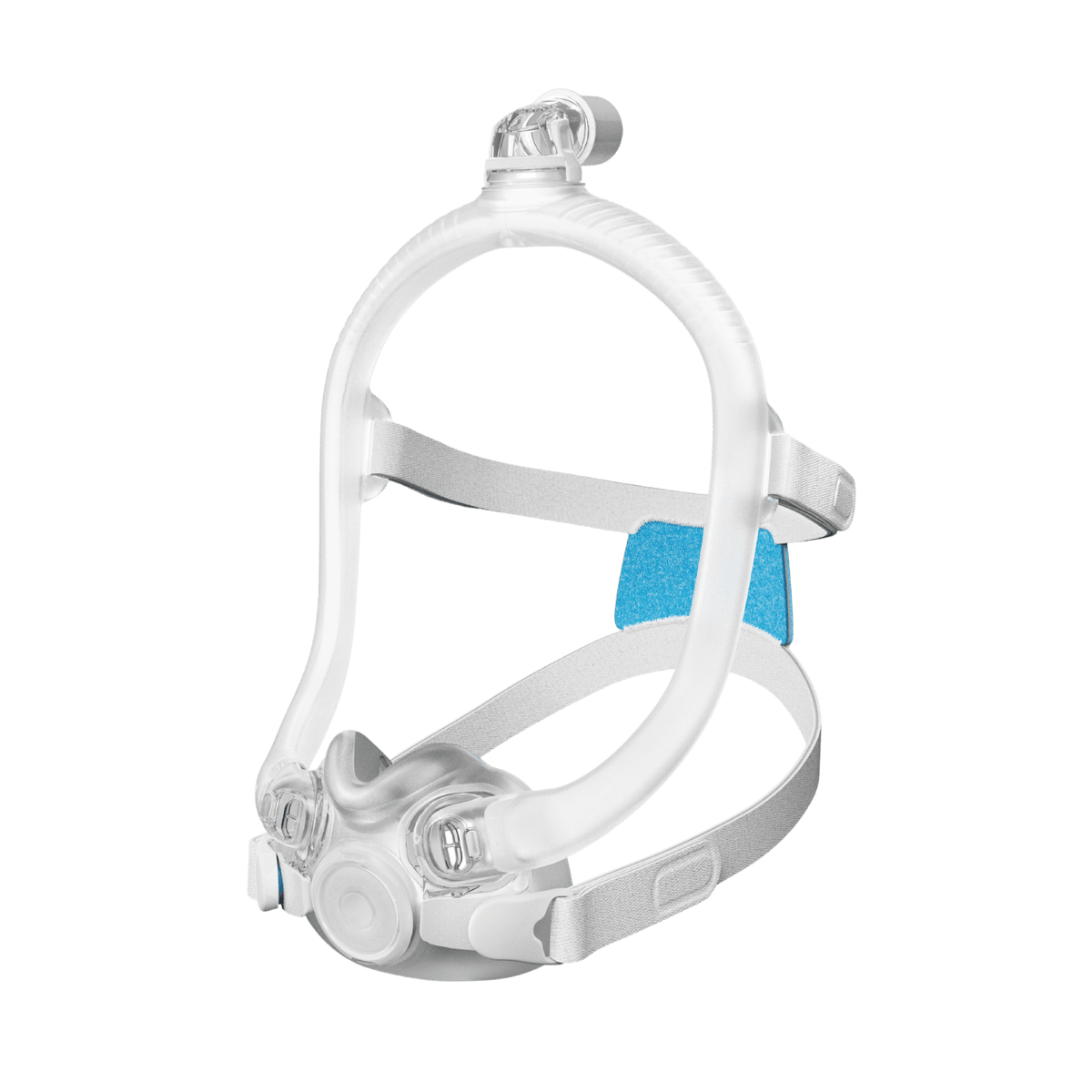 front right quarter view of airtouch f30i full face cpap mask