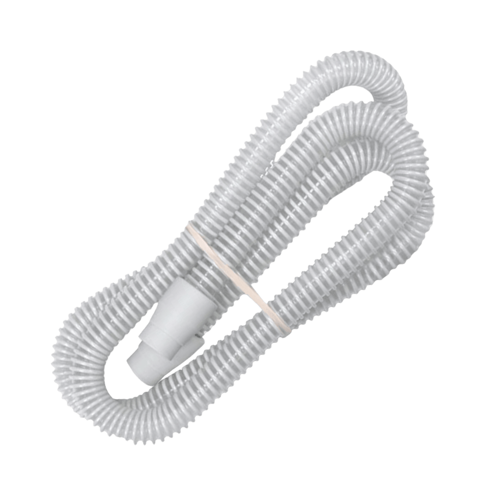 6 ft standard cpap tubing with 22mm ends wrapped with rubber band