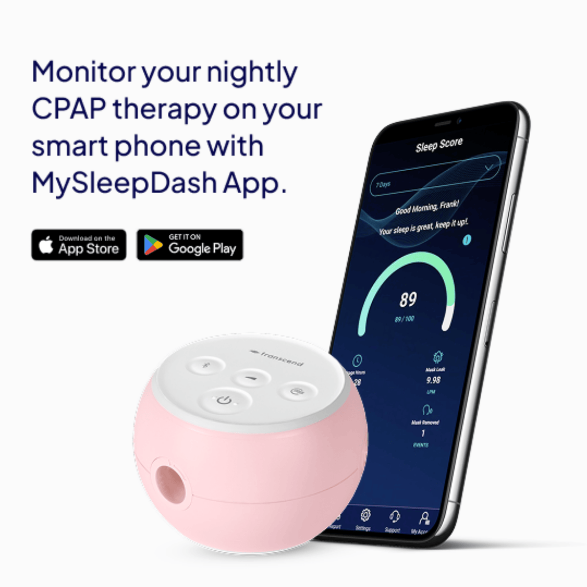 Transcend Micro 510 Travel CPAP Machine