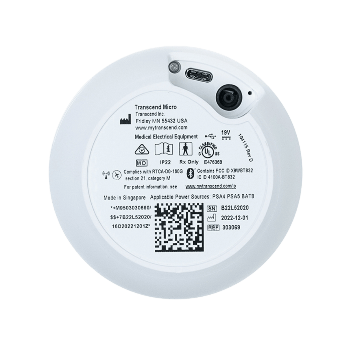Transcend Micro Auto Travel CPAP Machine